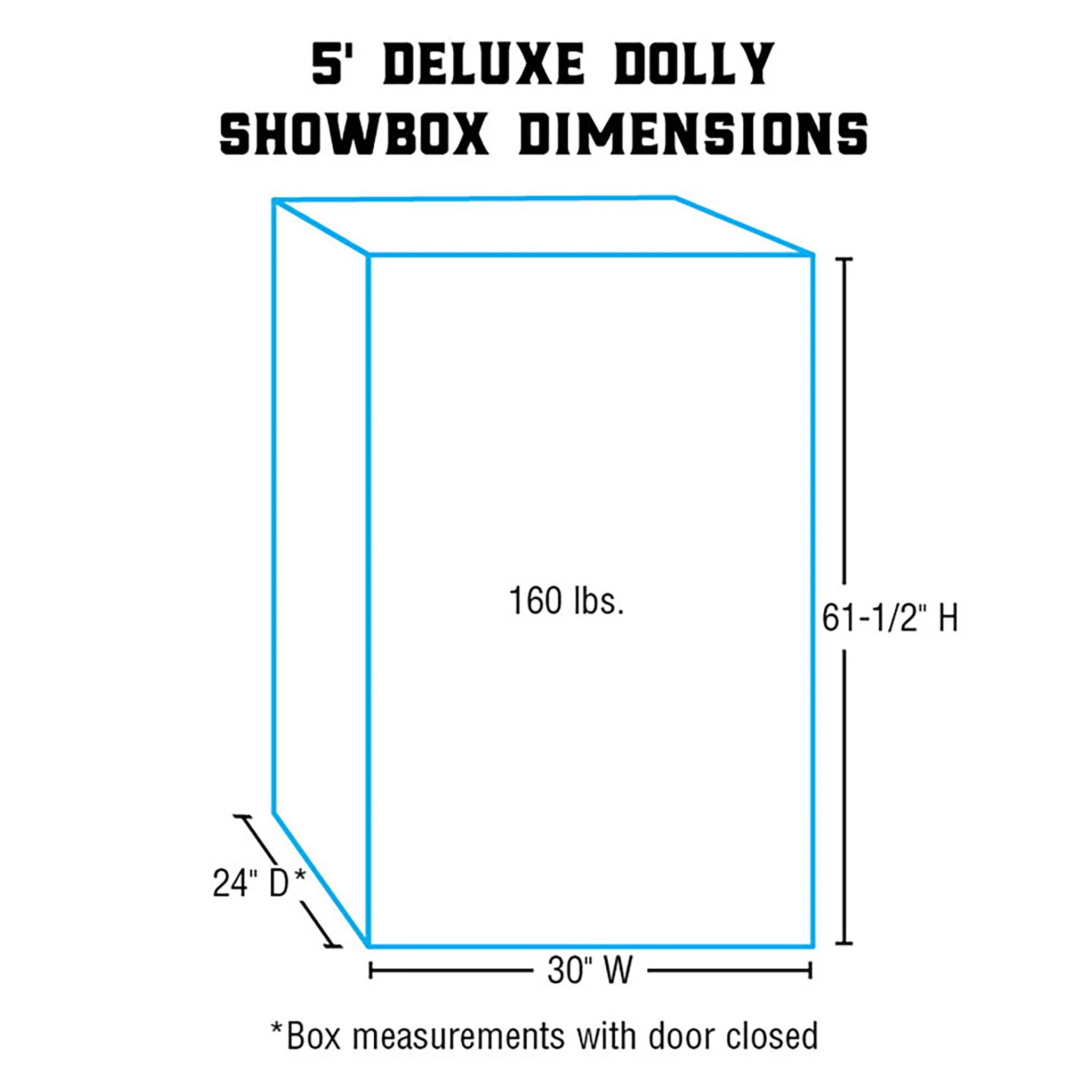 5' Deluxe Dolly Show Box - Image 3