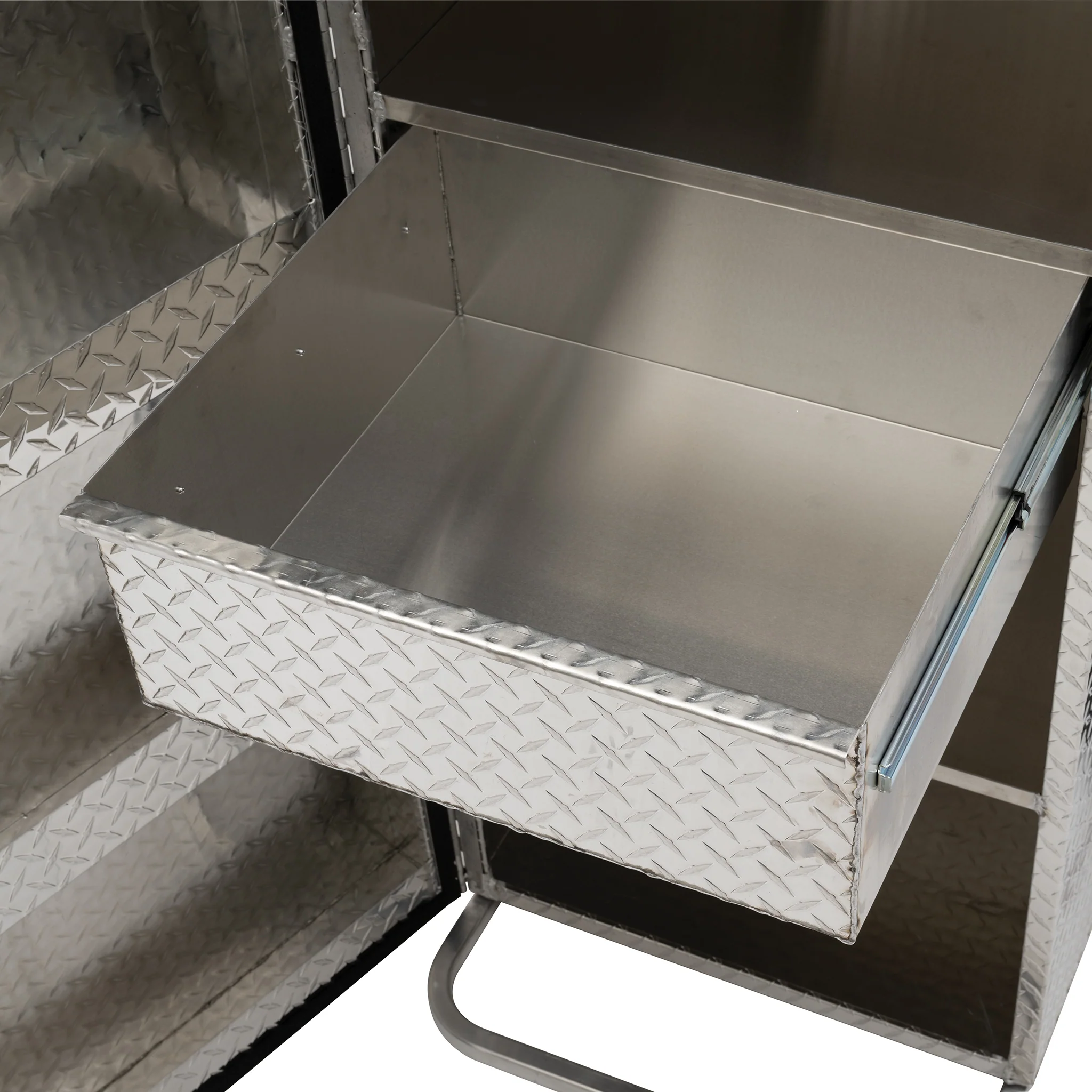 5' Two-Door Dolly Show Box, Aluminum - Image 4