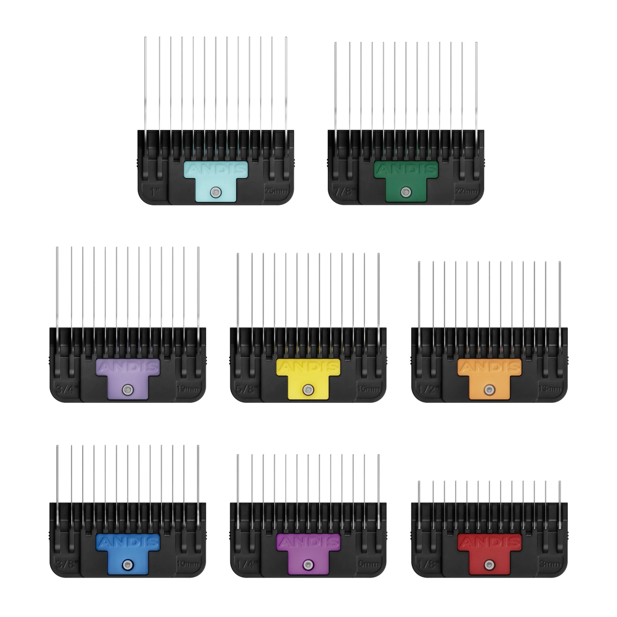 Andis® 8-Piece Wide Clipper Guard Set - Image 2