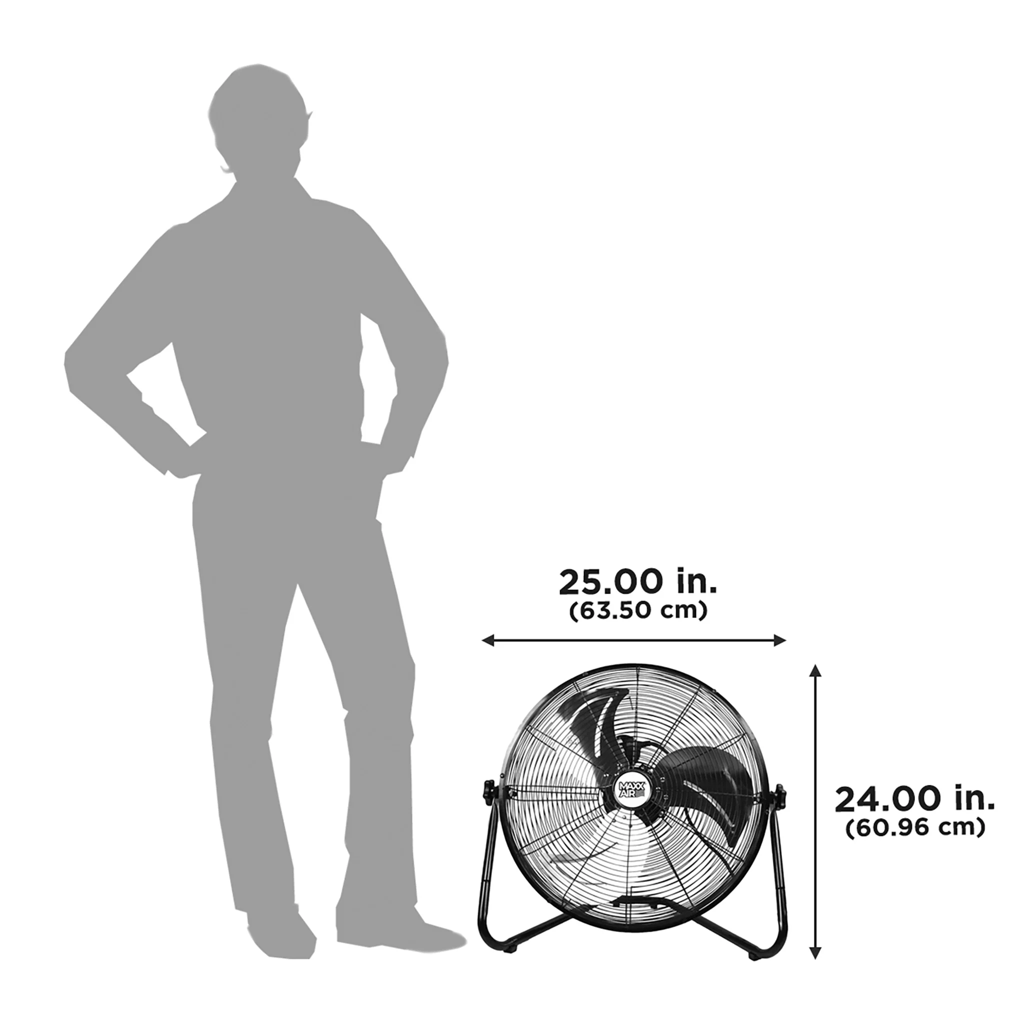 Maxx Air™ 3-Speed Floor Fan - Image 9