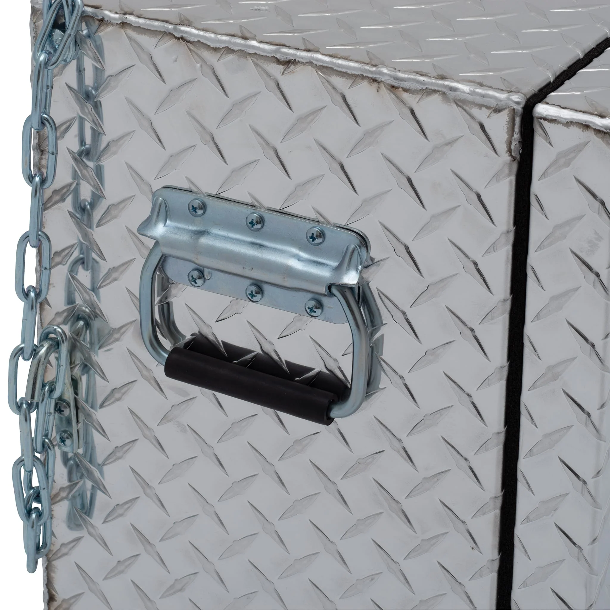 Mini Deep Hanging Show Box, Aluminum Treadplate - Image 5