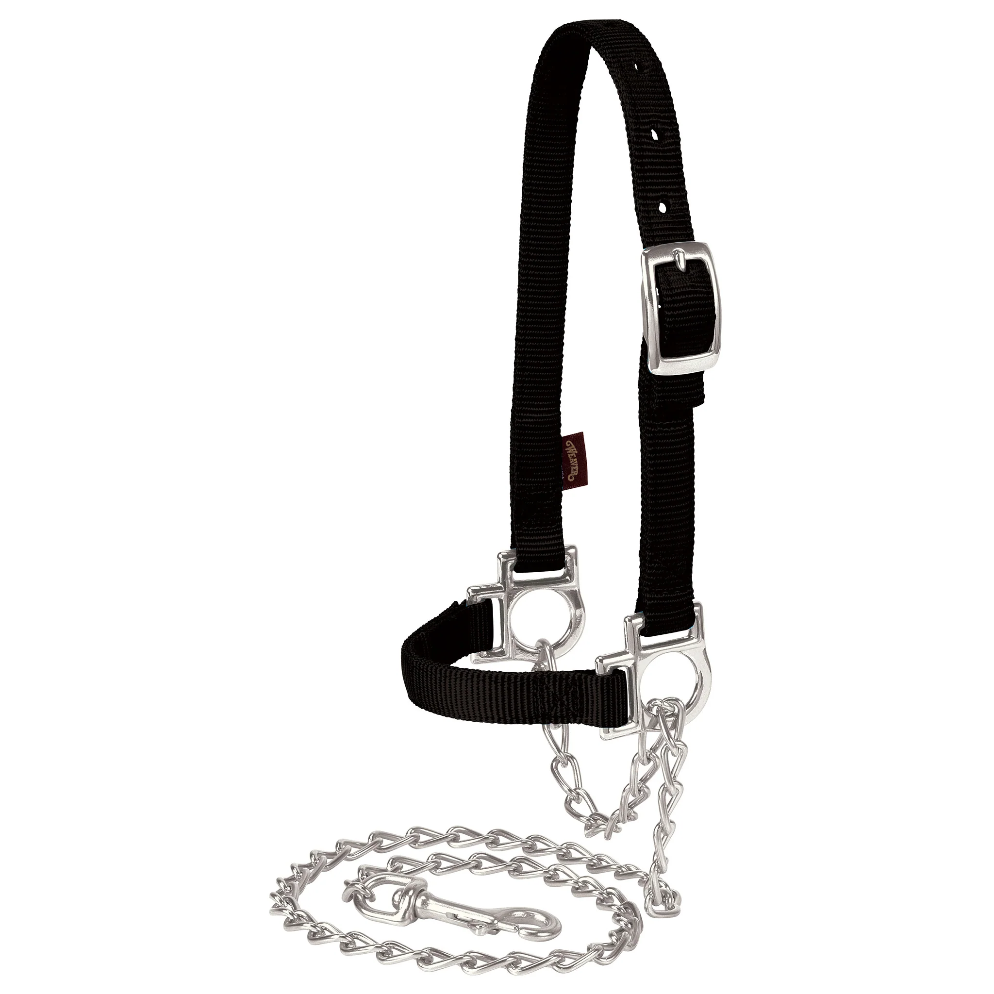 Nylon Adjustable Sheep Halter with Chain Lead