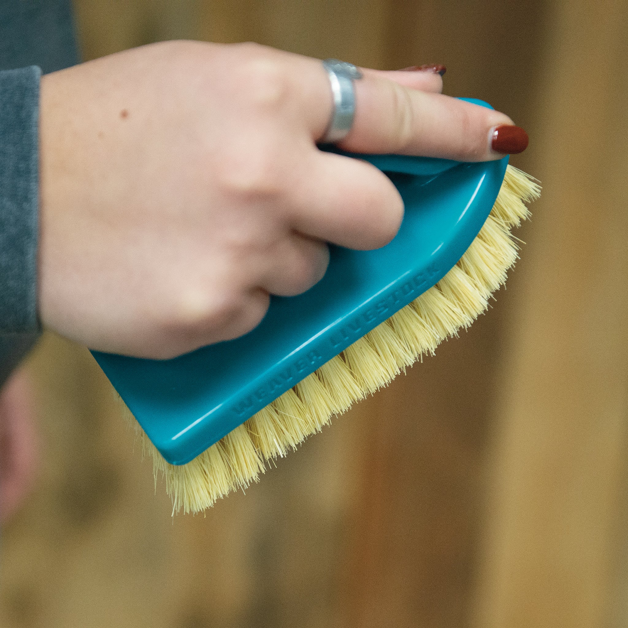 Plastic Tampico Pig Brush with Handle - Image 58