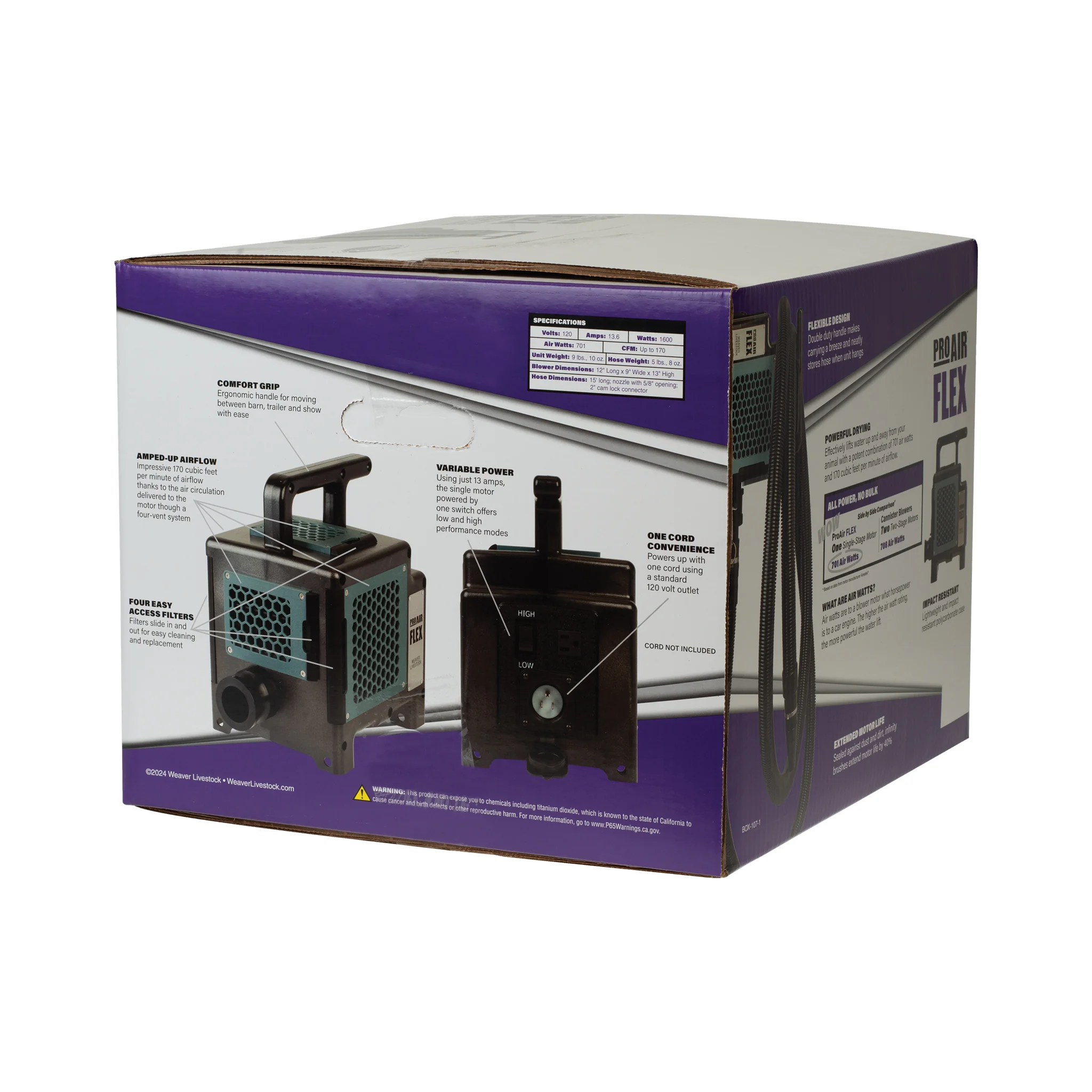 ProAir™ Flex Livestock Blower with Hose - Image 27