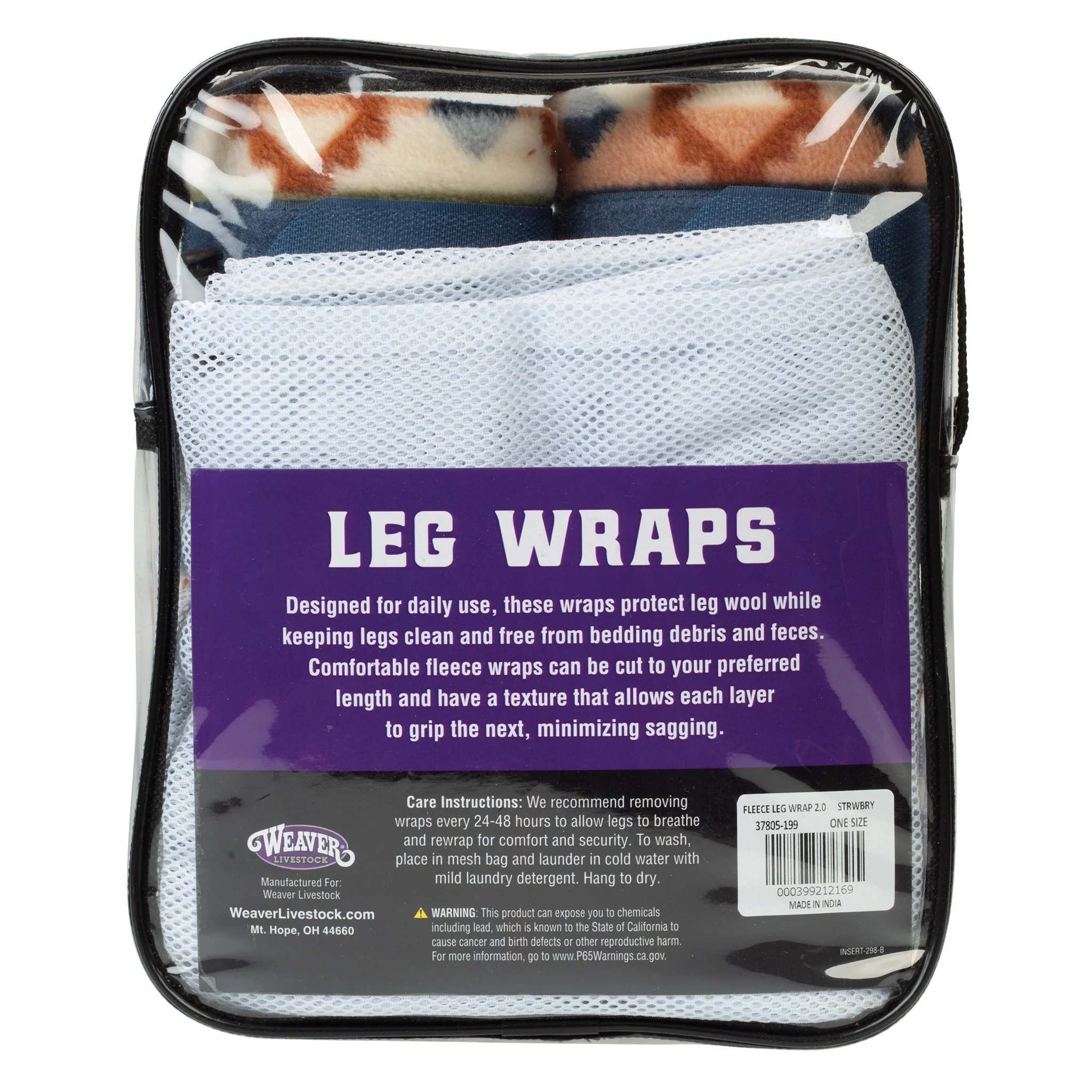 Sheep Fleece Leg Wraps, 4-1/2" x 9', 4 Pack - Image 10