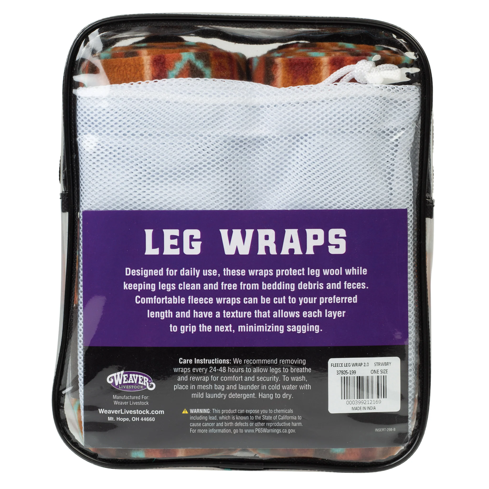 Sheep Fleece Leg Wraps, 4-1/2" x 9', 4 Pack - Image 14