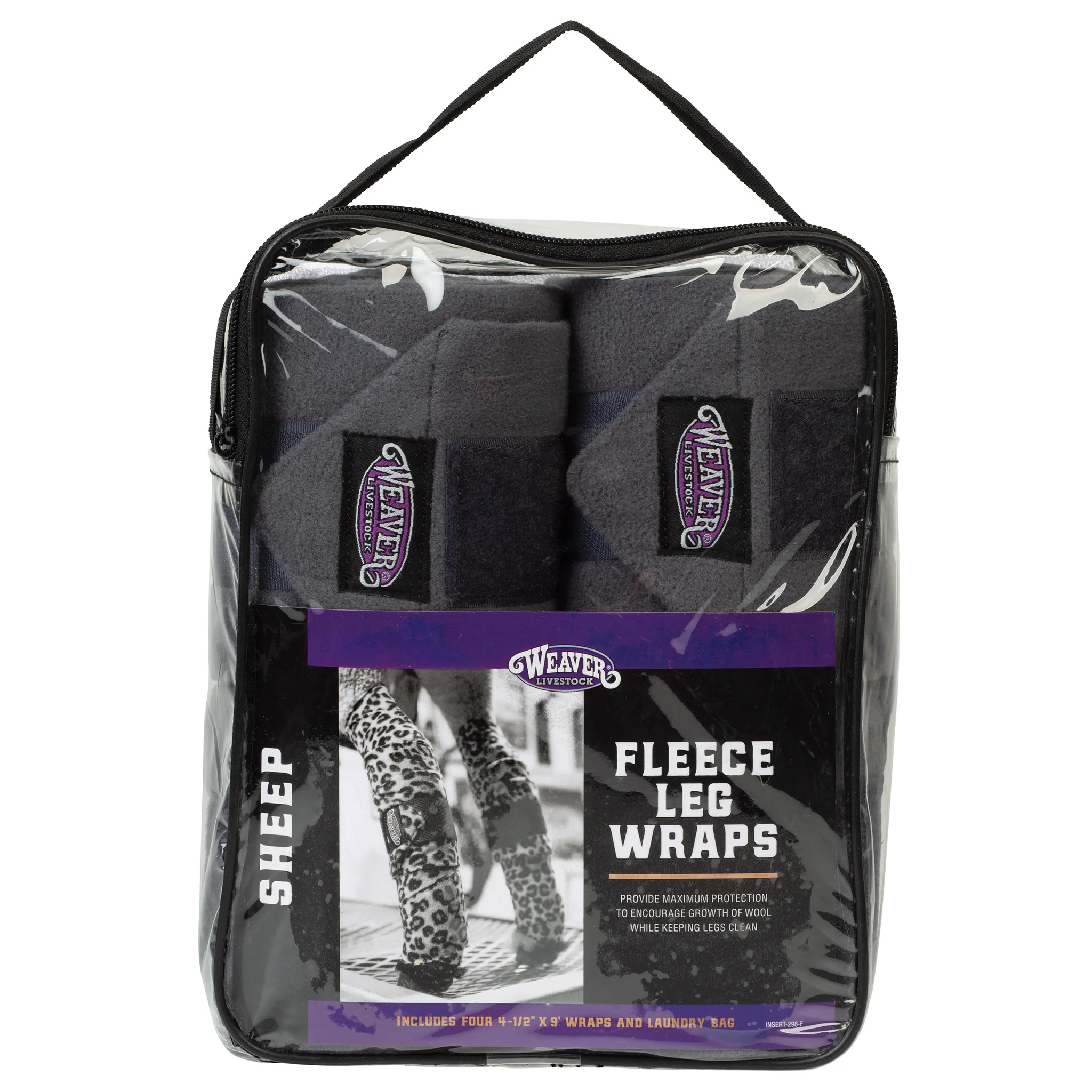Sheep Fleece Leg Wraps, 4-1/2" x 9', 4 Pack - Image 21