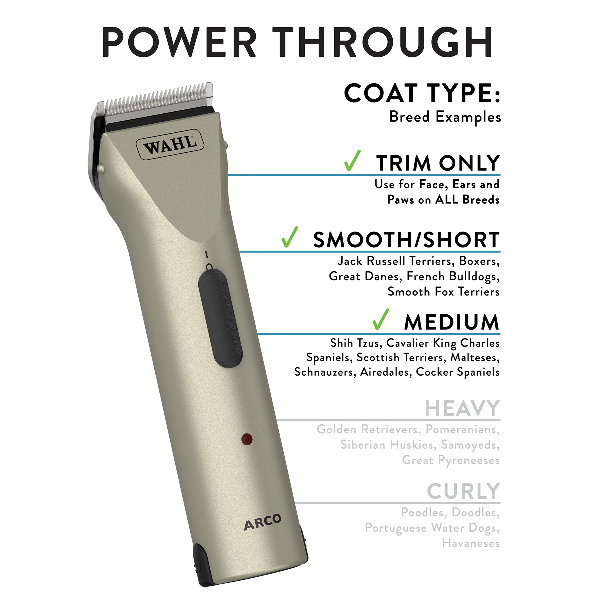 Wahl® Arco® SE Cordless Clipper, Silver - Image 2