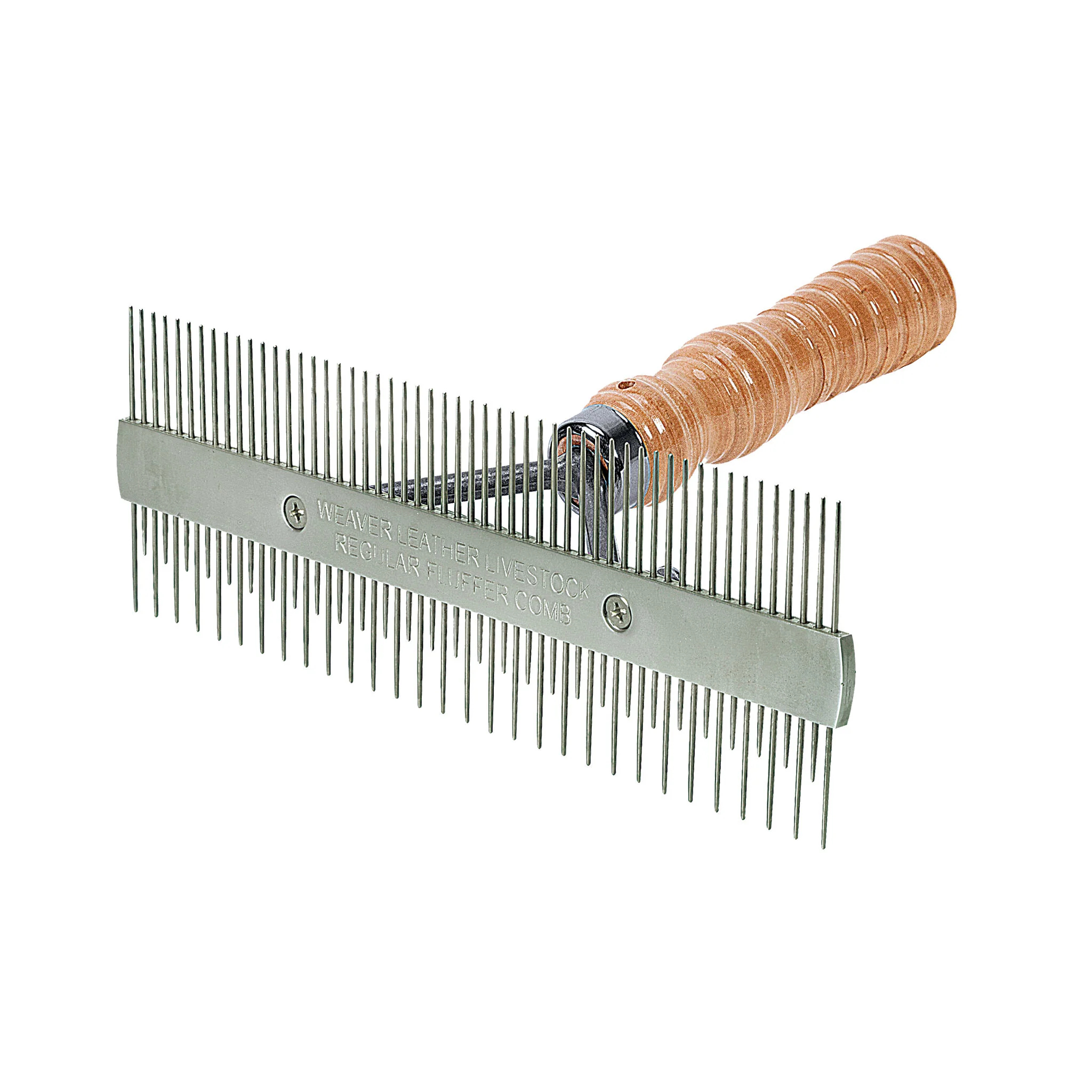 Weaver Livestock 2 Sided Comb, Wood Handle